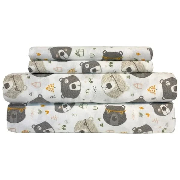 Portuguese Flannel 4-piece Sheet Set