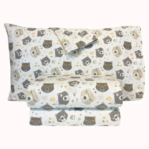 Portuguese Flannel 4-piece Sheet Set