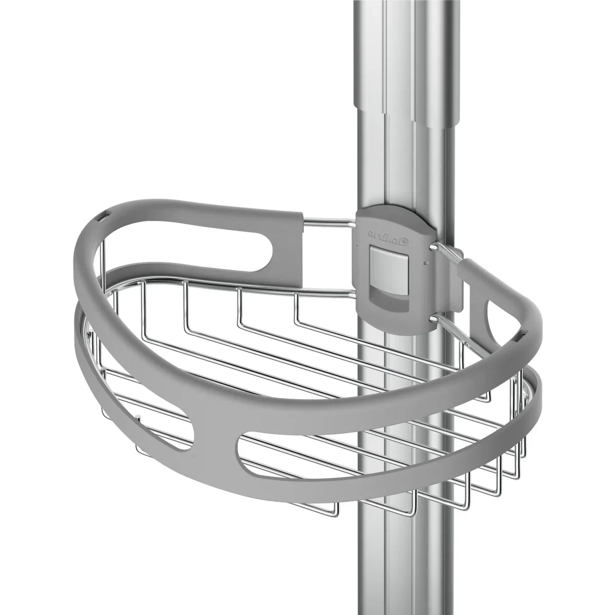 Artika Azzuro Standing Shower Caddy Light Gray