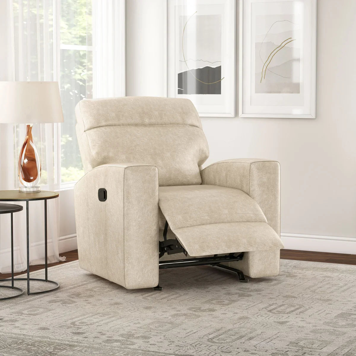 Brando Fabric Glider Recliner