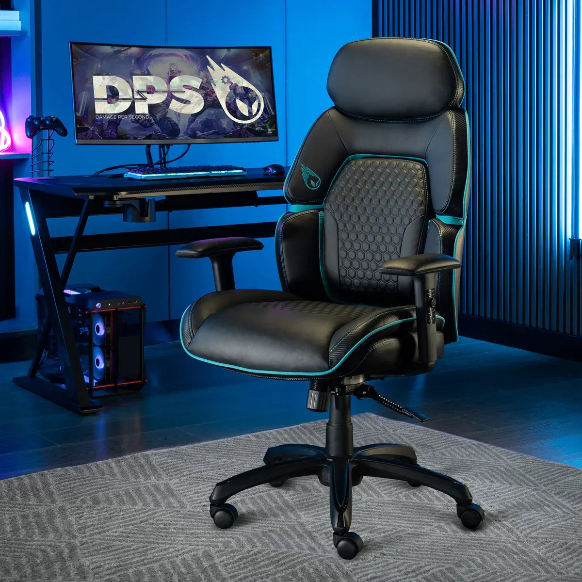 DPS Centurion Gaming Chair with Adjustable Headrest