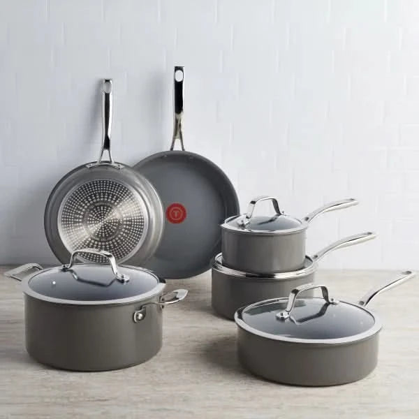 T-fal Excellence Ceramic Non-Stick Cookware Set, 10-piece