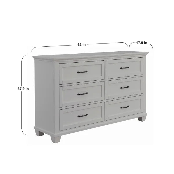 Hughes 6-Drawer Dresser