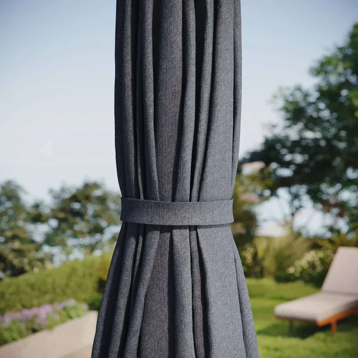 Seasons Sentry 8' x 11' Height Adjustable Market Umbrella