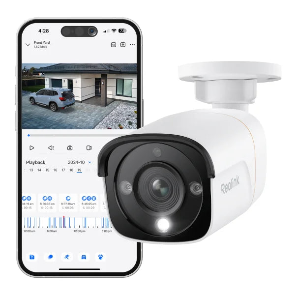 Reolink 16 Channel 12 Bullet Camera 4K+ Wired 4TB NVR Security Camera System