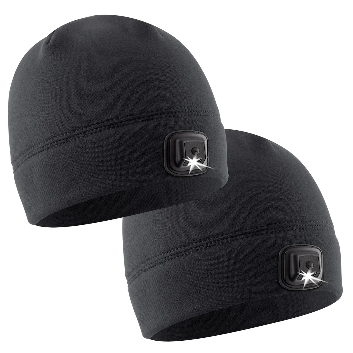 Panther Vision Rechargeable POWERCAP LED Lighted Beanie, 2-pack