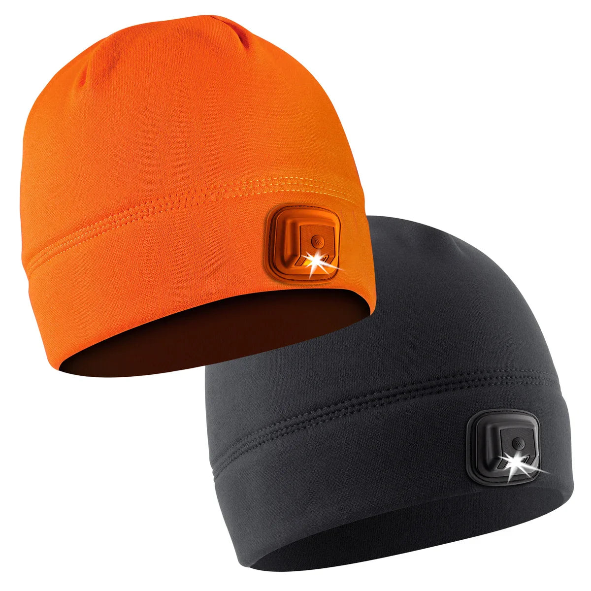 Panther Vision Rechargeable POWERCAP LED Lighted Beanie, 2-pack
