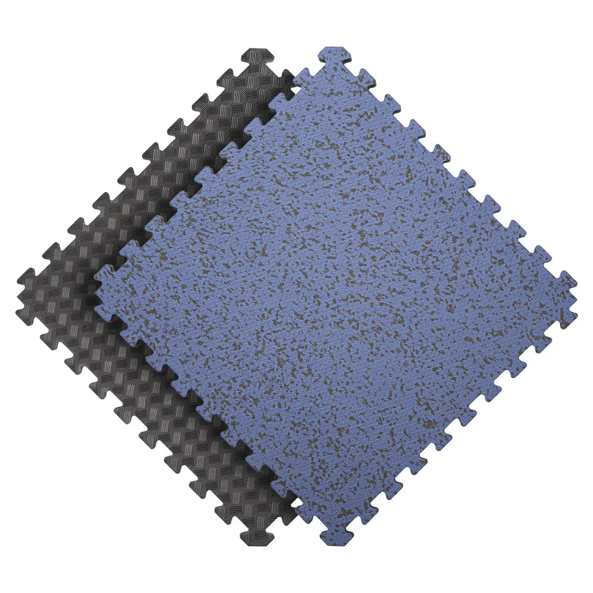 Norsk Dual Density Reversible Gym Flooring, 48 sq ft., 24 in. x 24 in. Foam Mats