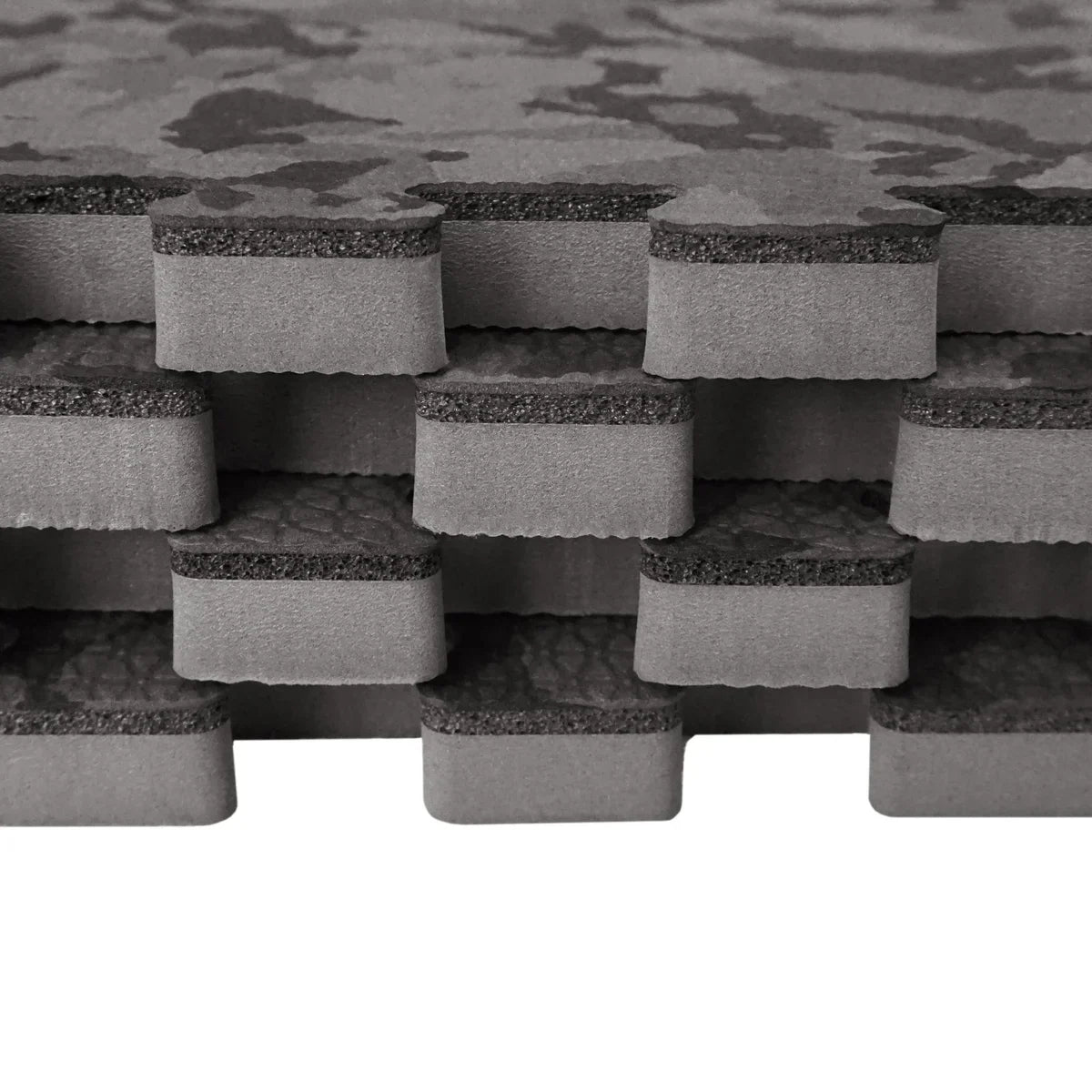 Norsk Dual Density Reversible Gym Flooring, 48 sq ft., 24 in. x 24 in. Foam Mats