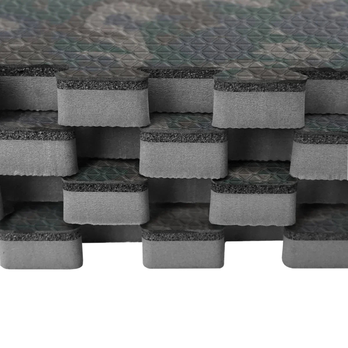 Norsk Dual Density Reversible Gym Flooring, 48 sq ft., 24 in. x 24 in. Foam Mats