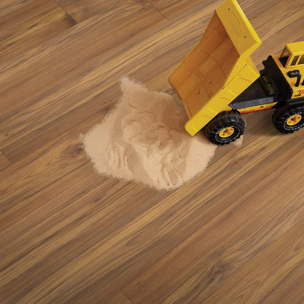 Mohawk Home 12MM Thick 7.5in X 47.2in AC4 Waterproof Surface Laminate Wood Plank Flooring (17.18 sq ft/ctn)
