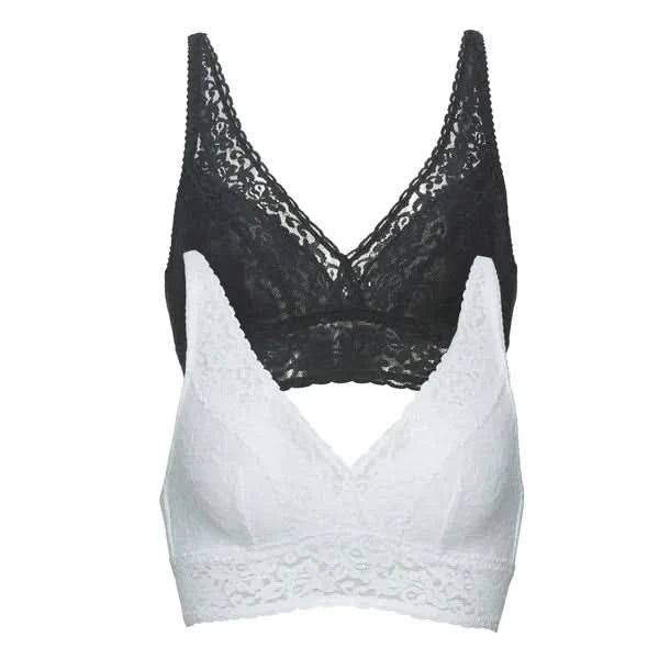 Felina Women's Lace Bralette, 2-pack