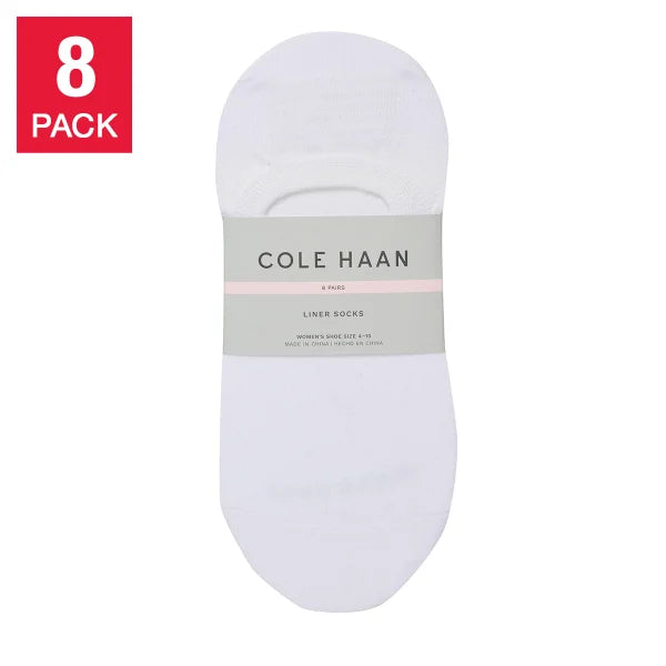 Cole Haan Women's Liner Sock, 8-pair