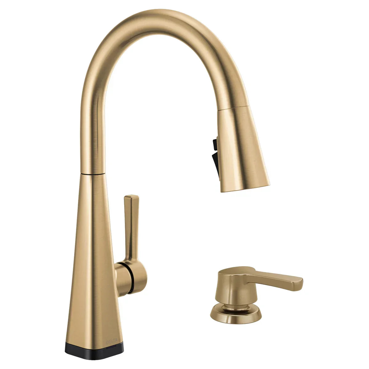 Delta Lenta Touch Pull-Down Kitchen Faucet with Soap Dispenser