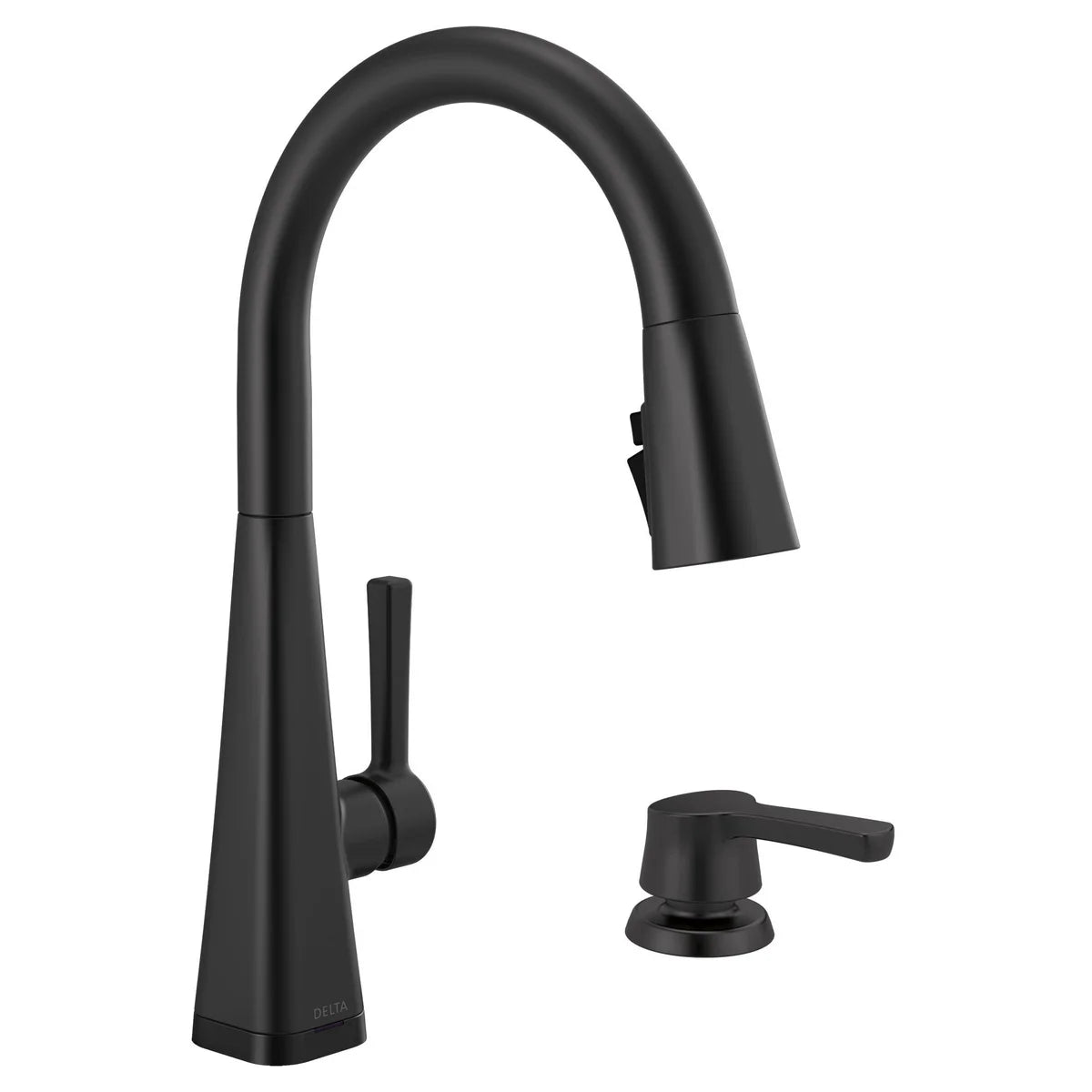 Delta Lenta Touch Pull-Down Kitchen Faucet with Soap Dispenser