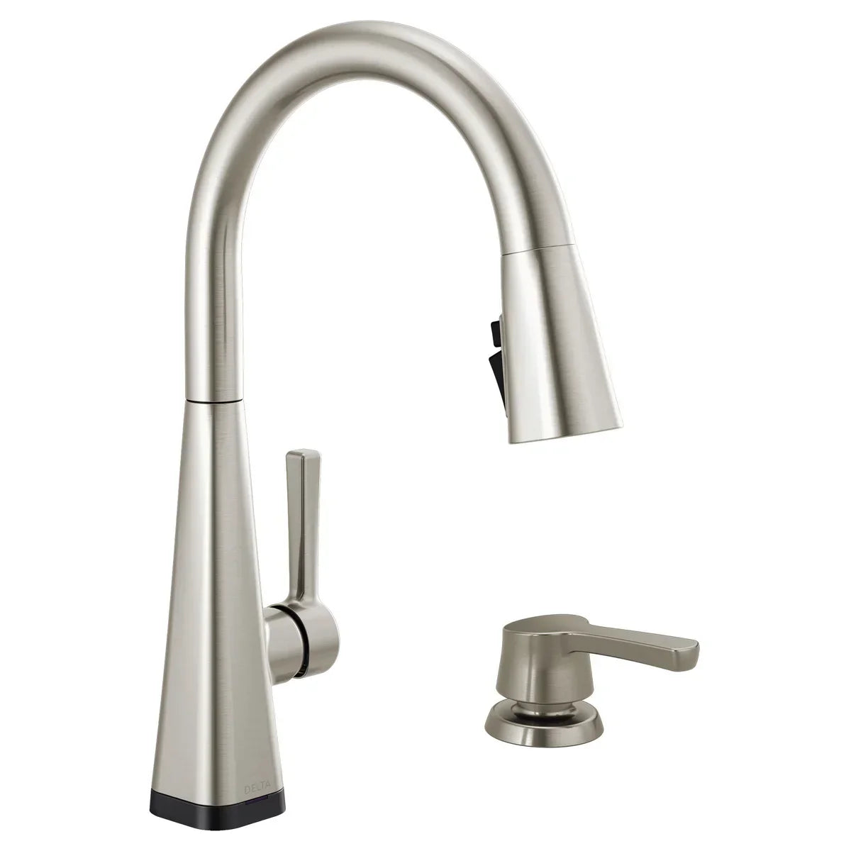 Delta Lenta Touch Pull-Down Kitchen Faucet with Soap Dispenser