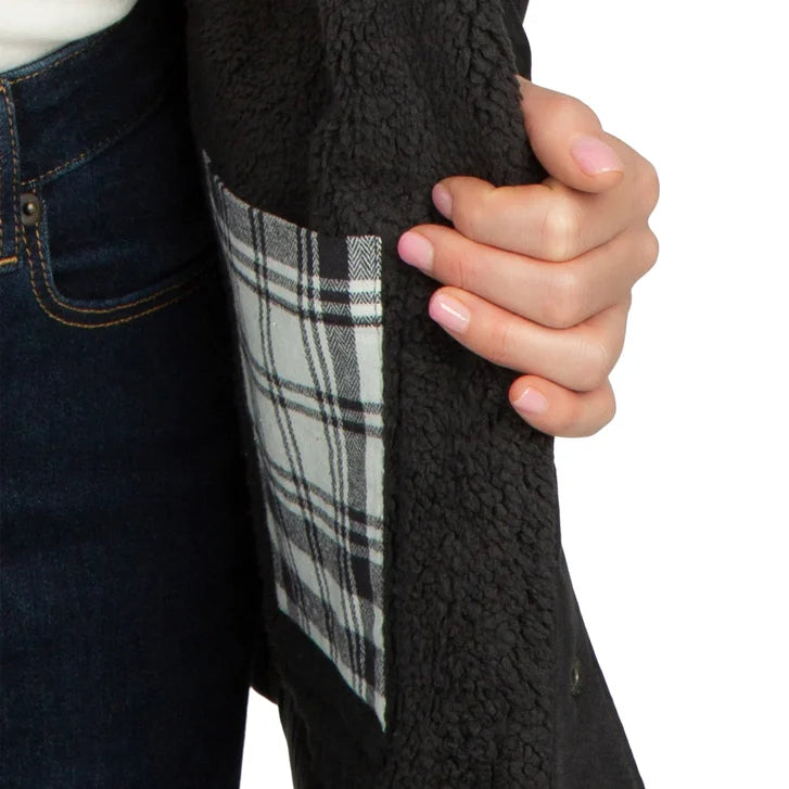 Boston Traders Women's Faux Suede Trucker Jacket