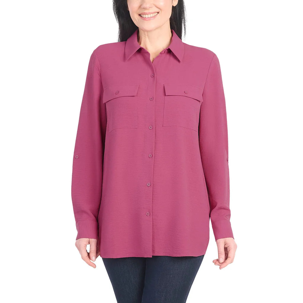 Women's Button Front Blouse