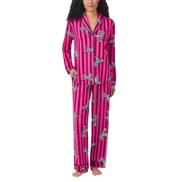 Room Service Women's Shawl Collar Pajama Set