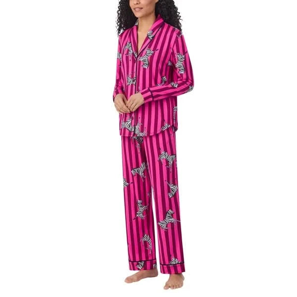 Room Service Women's Shawl Collar Pajama Set