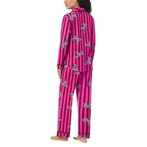 Room Service Women's Shawl Collar Pajama Set