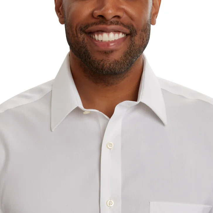 Kirkland Signature Men's Tailored Fit Dress Shirt-Exact Sleeve Length