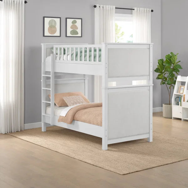 Paige Twin Over Twin Upholstered Bunk Bed