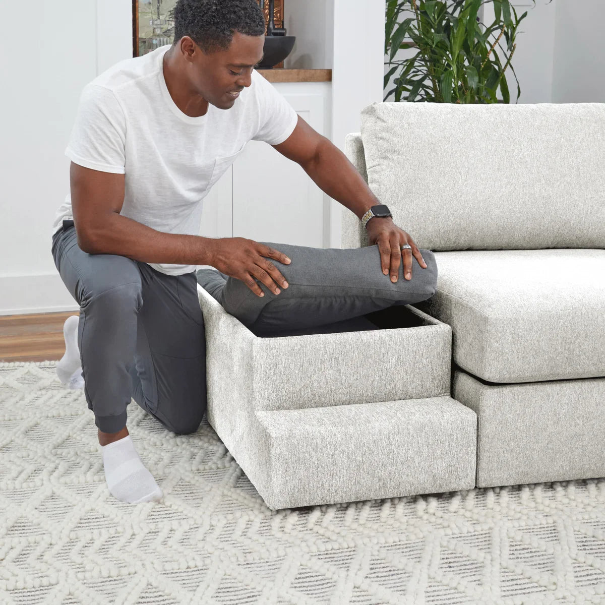 Flexsteel Modular Sectional Pet Bed Hub