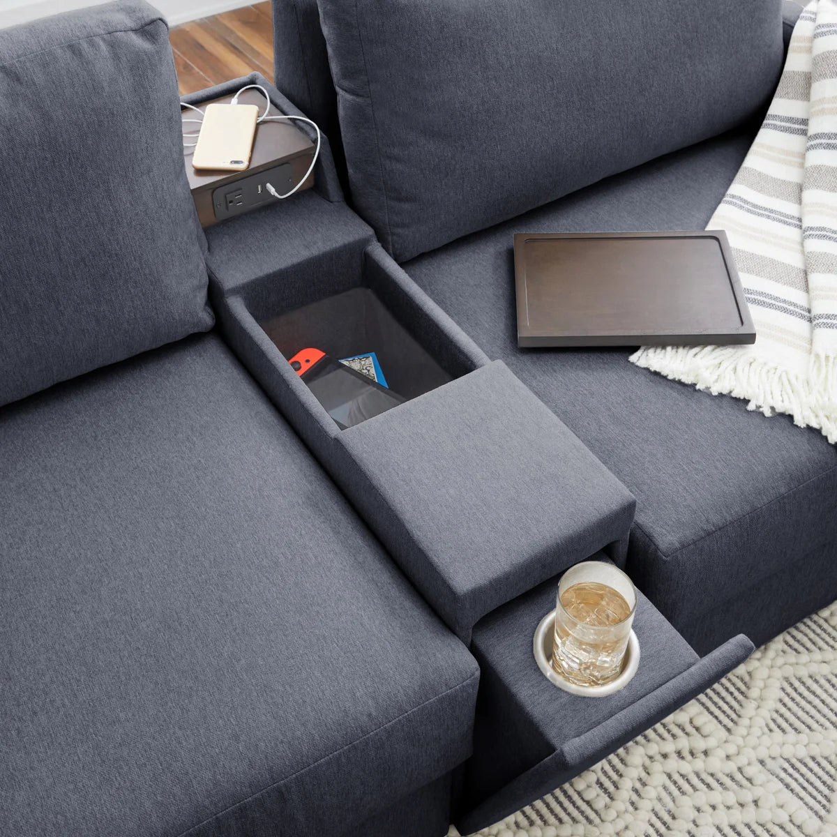 Flexsteel Modular Sectional Narrow Hub