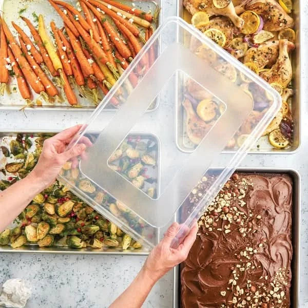 Nordic Ware Naturals 3-Piece Baking Sheet Set With Lid