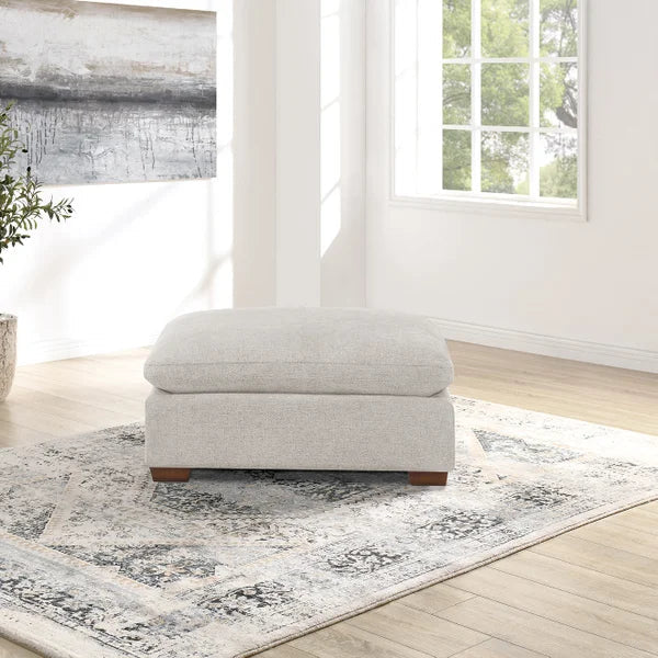 Thomasville Lowell Fabric Ottoman