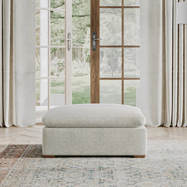 Thomasville Lowell Fabric Ottoman