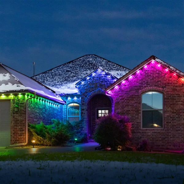 Enbrighten 100ft Permanent Outdoor Wi-Fi Eternity Eave Lights