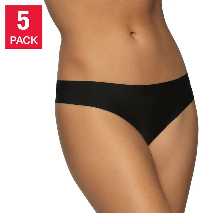 Felina Women's Clean Cut Thong, 5-pack