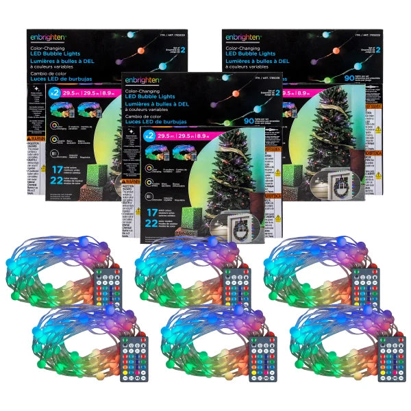 Enbrighten Color Changing Bubble Lights