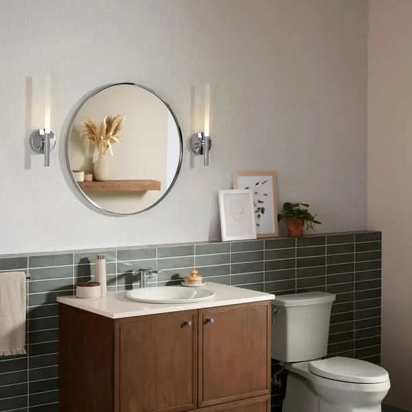 Kohler Orime 28" Round Framed Mirror