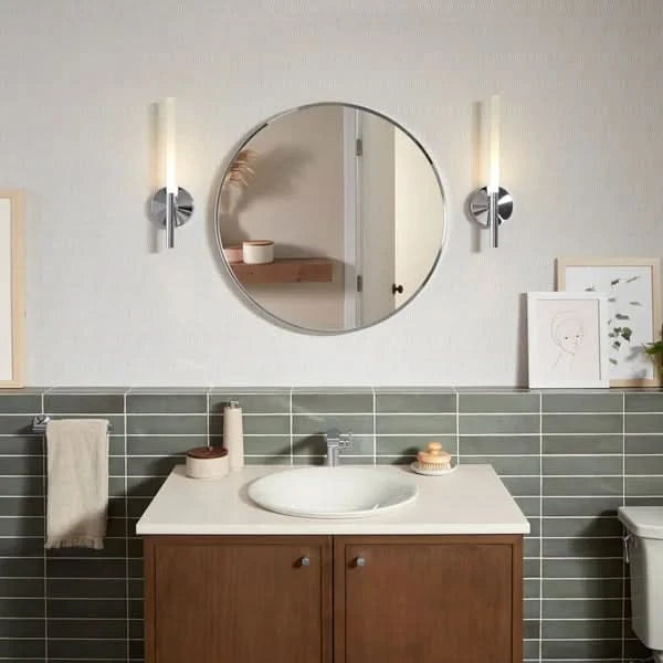 Kohler Orime 28" Round Framed Mirror