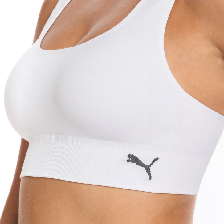 PUMA Women's Seamless Sports Bra, 2-pack