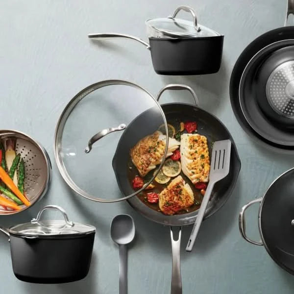 Tramontina Ceramic Non-Stick 12-piece Cookware Set with Utensils