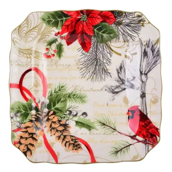 Holiday Wishes 12-Piece Dinnerware
