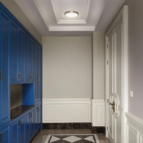 Energetic 14” Slim LED Flush Mount Light Fixture