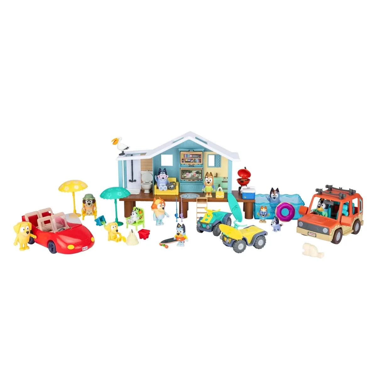 Bluey Friends and Family Beach Set