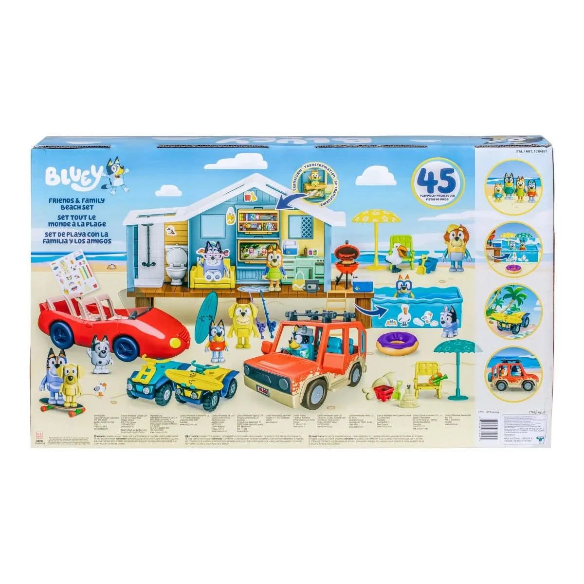 Bluey Friends and Family Beach Set