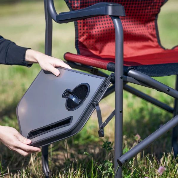 Timber Ridge Heated Director’s Chair with Side Table