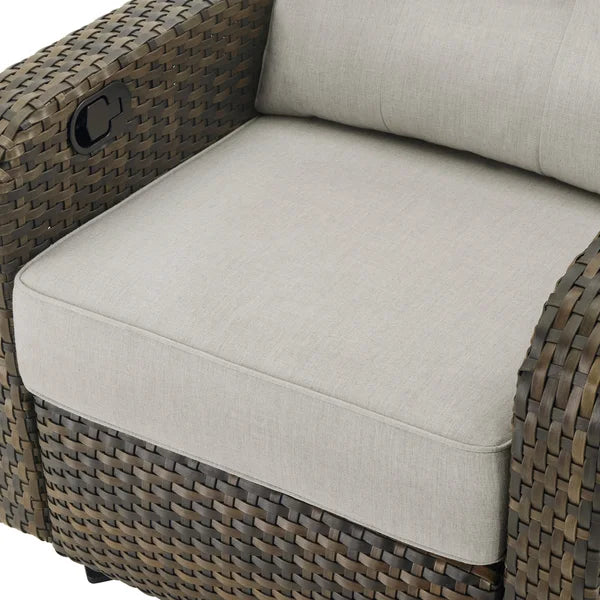 Thomasville Barela 3-piece Outdoor Glider Recliner Set