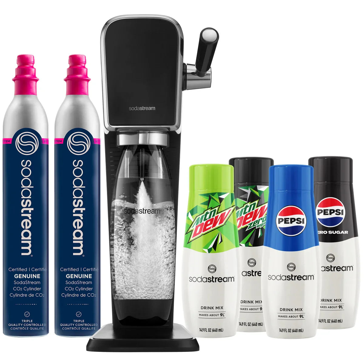 SodaStream Art Sparkling Water Maker Bundle