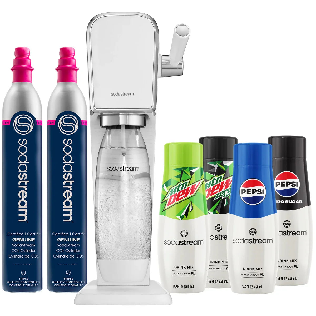 SodaStream Art Sparkling Water Maker Bundle