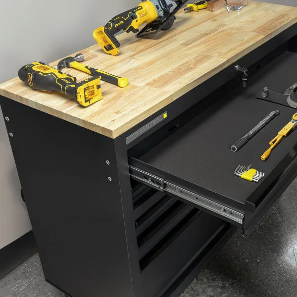 Permasteel 46in. W x 18in. D 8-Drawer Mobile Workbench