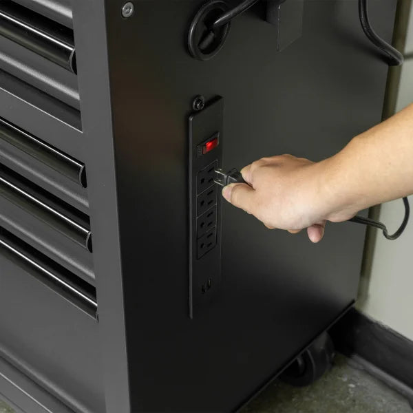 Permasteel 46in. W x 18in. D 8-Drawer Mobile Workbench