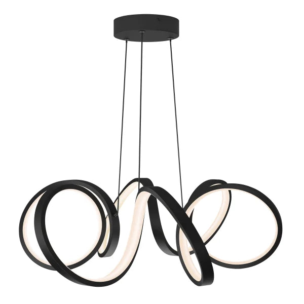 Artika Swirl Ribbon Integrated LED Pendant Light